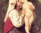 威廉 阿道夫 布格罗 : Le Baiser, The Kiss